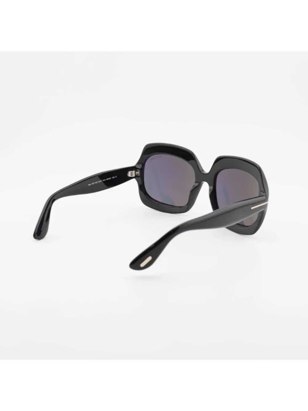 Tom Ford Ren FT1155 01A Square Sunglasses - Black / Smoke